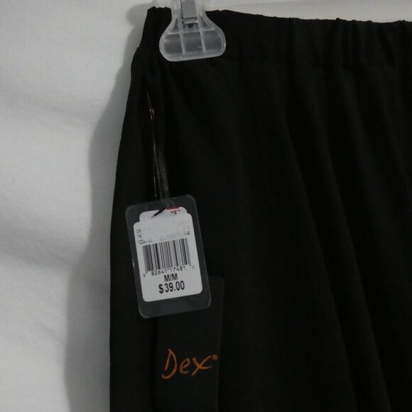 DEX | medium | Black Asymmetrical Skirt Ruffled Bottom | Stretch Waistband | NWT - Picture 16 of 16
